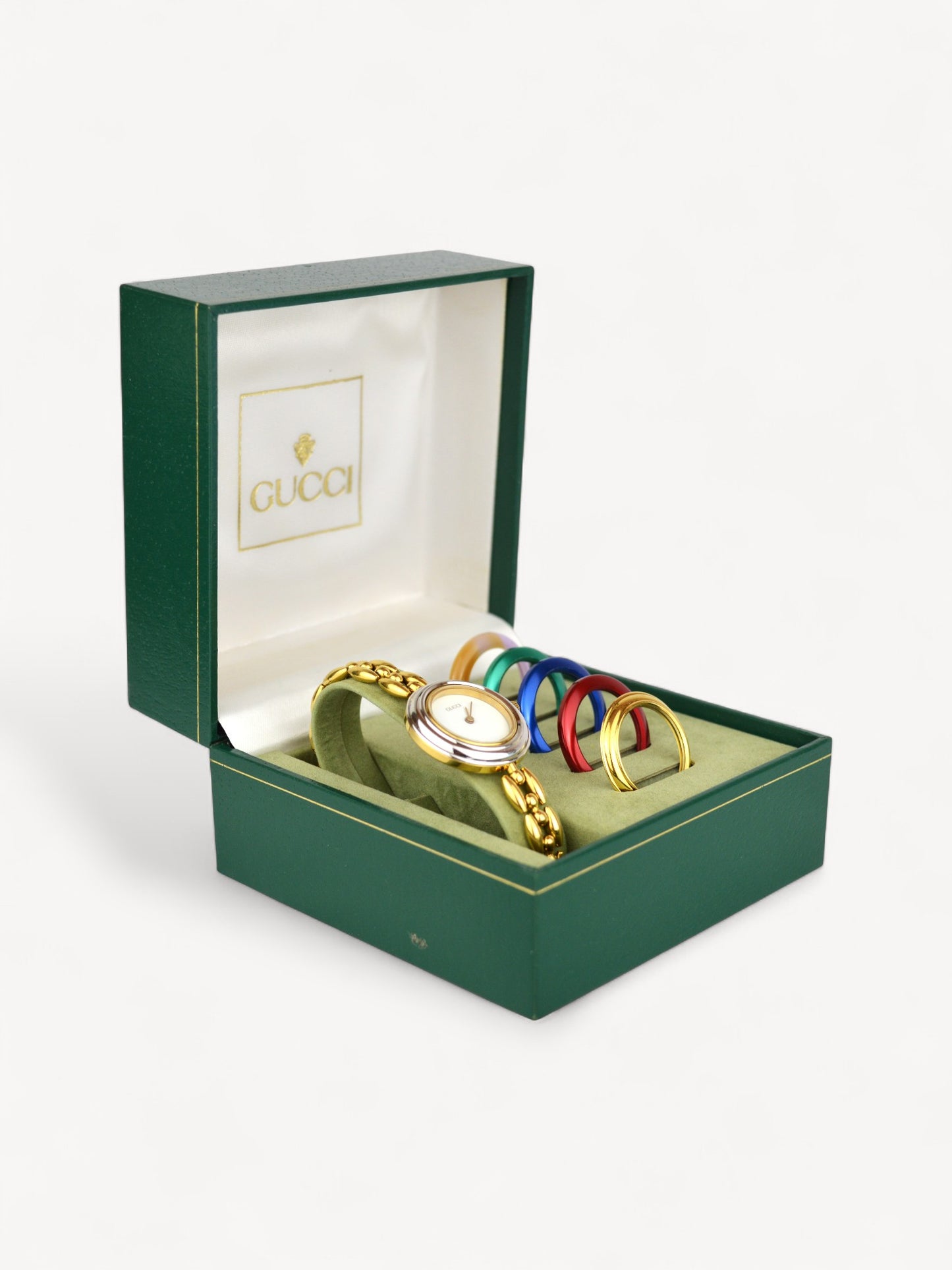 GUCCI INTERCHANGEABLE BEZEL WATCH