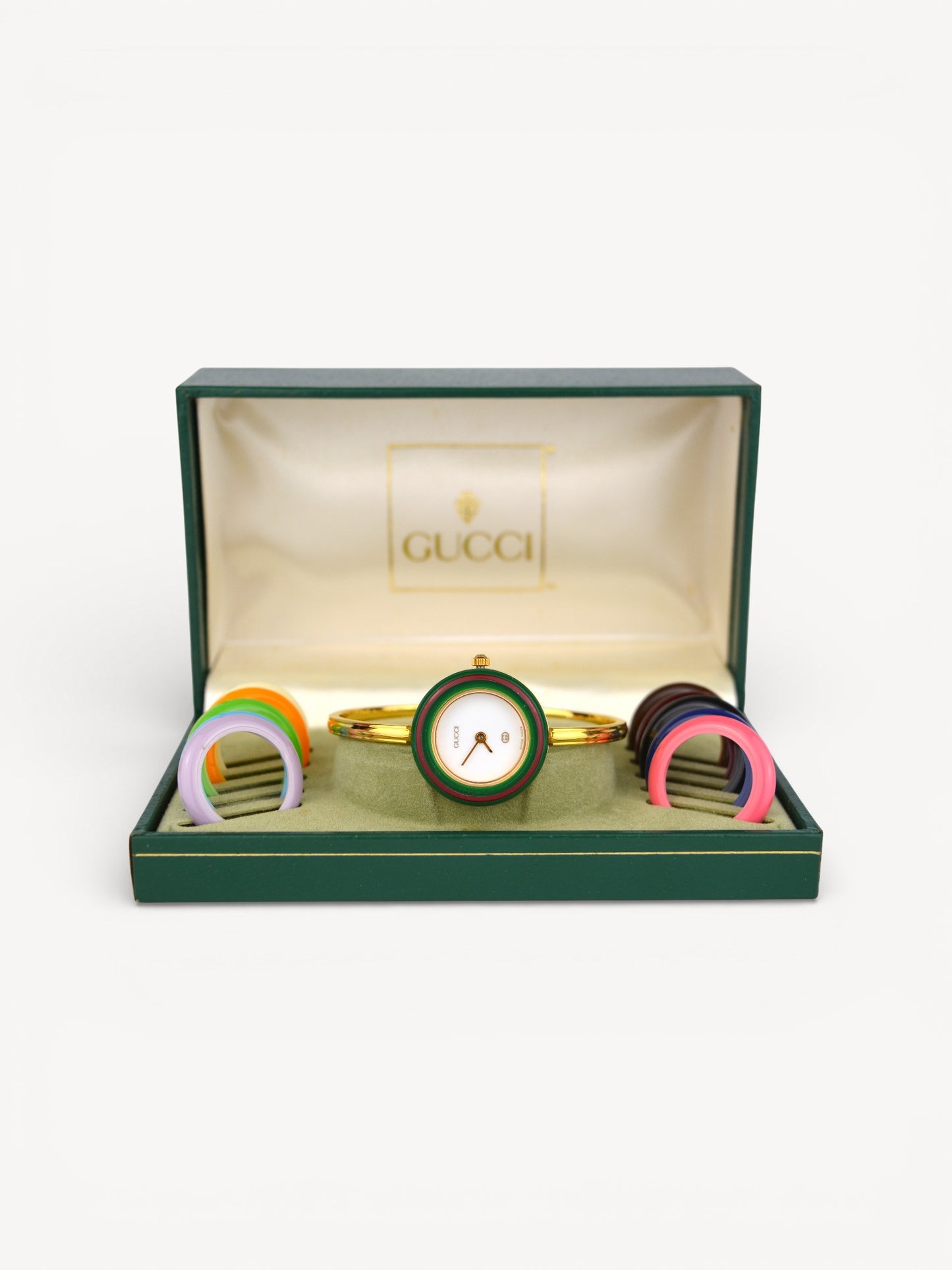 GUCCI INTERCHANGEABLE BEZEL WATCH