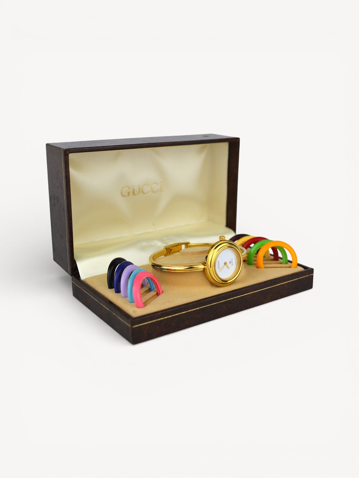 GUCCI INTERCHANGEABLE BEZEL WATCH