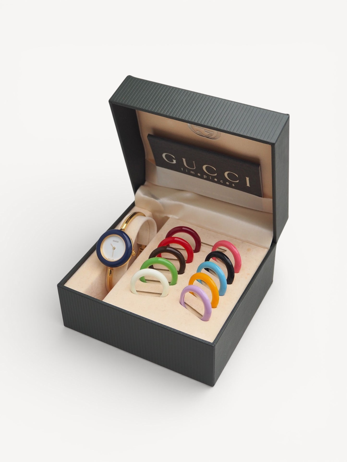 GUCCI INTERCHANGEABLE BEZEL WATCH
