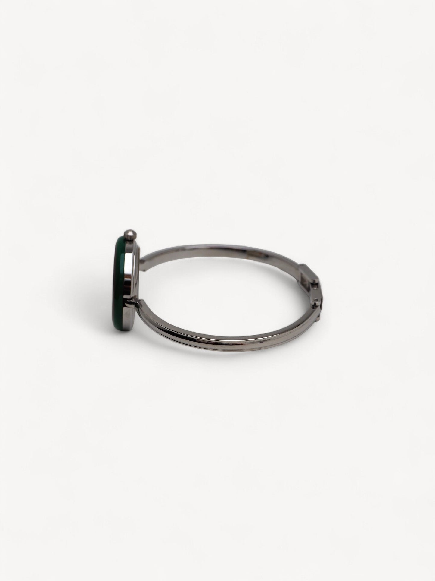 GUCCI INTERCHANGEABLE BEZEL WATCH SILVER