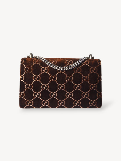 GUCCI VELVET DIONYSUS MEDIUM SHOULDER BAG