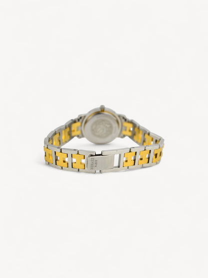 HERMÈS TWO-TONE CLIPPER WATCH
