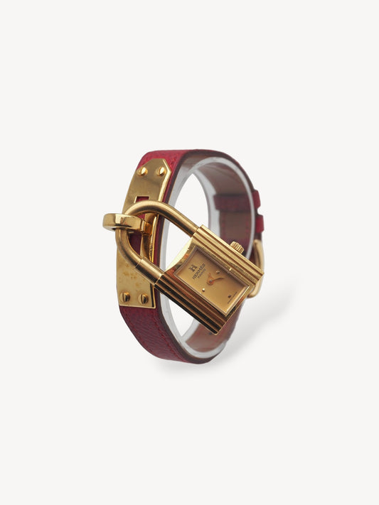 HERMÈS KELLY CADENA WATCH RED