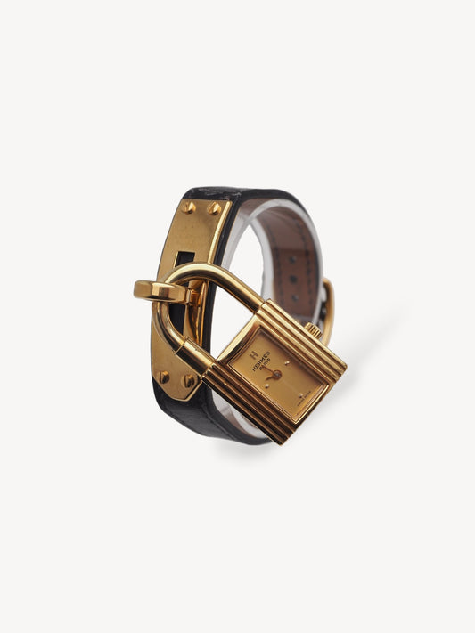 HERMÈS KELLY CADENA WATCH BLACK