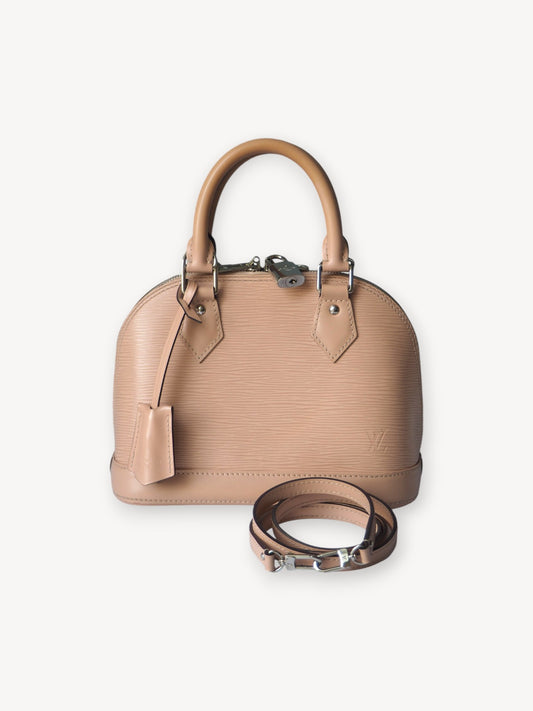 LOUIS VUITTON ALMA BB MAGNOLIA EPI LEATHER