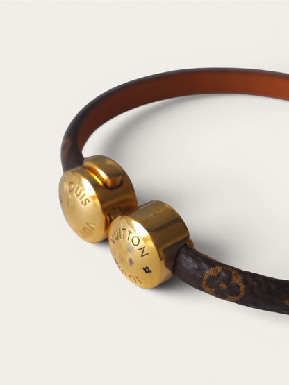 LOUIS VUITTON HISTORIC MINI MONOGRAM BRACELET - S