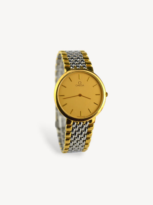 OMEGA DE VILLE TWO-TONE STEEL WATCH