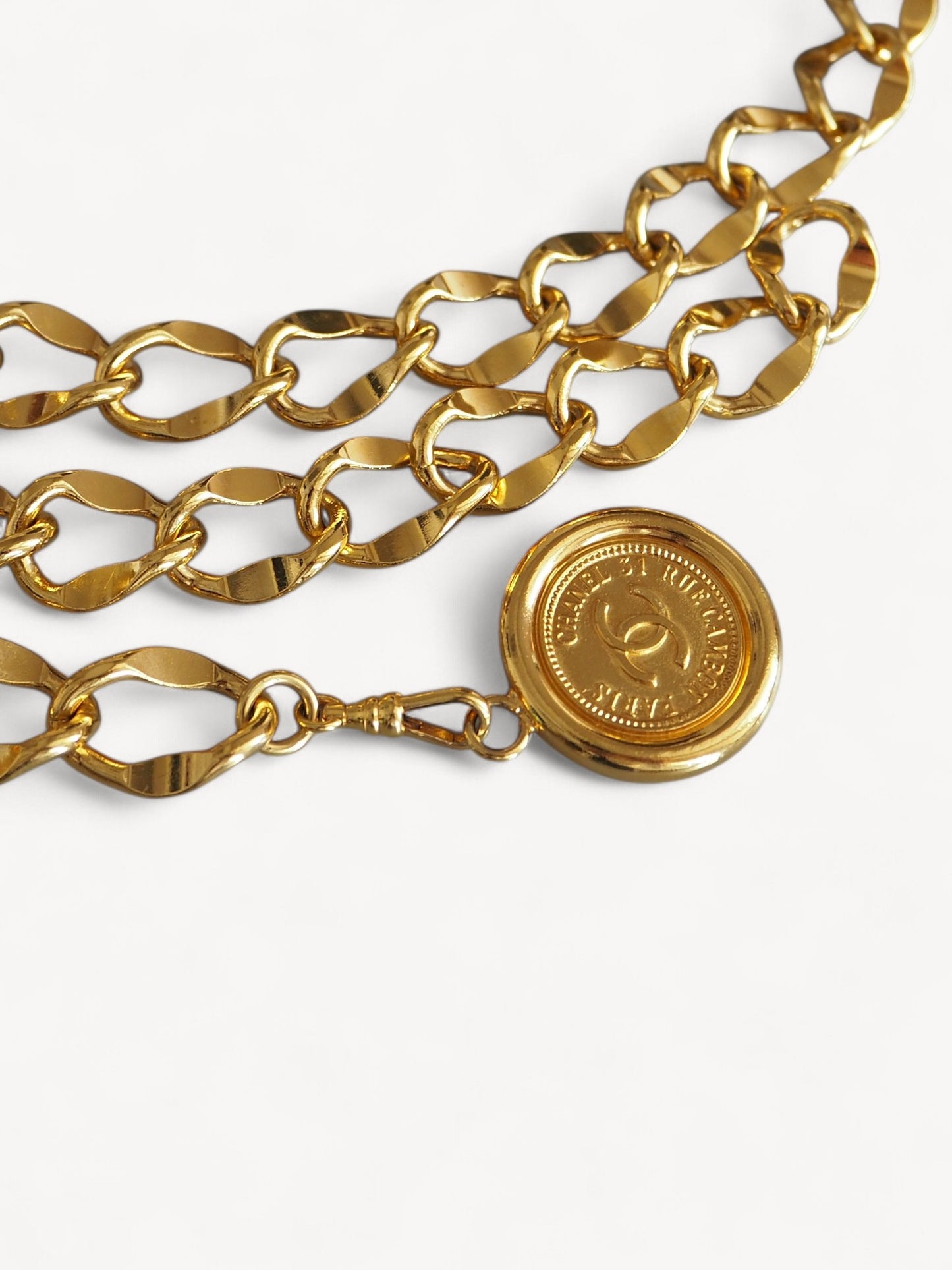 CHANEL CC MEDAILLON CHAIN BELT