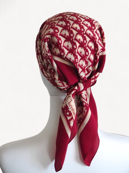 CHRISTIAN DIOR SILK SCARF