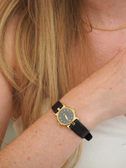 GUCCI 3400L WATCH BLACK