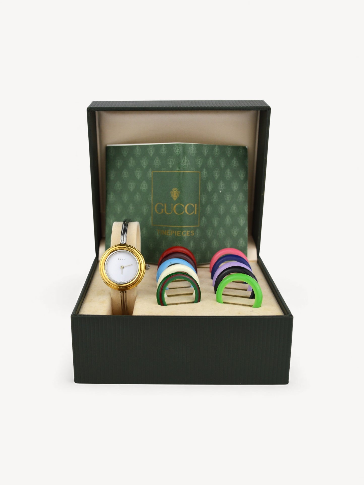 GUCCI INTERCHANGEABLE BEZEL WATCH
