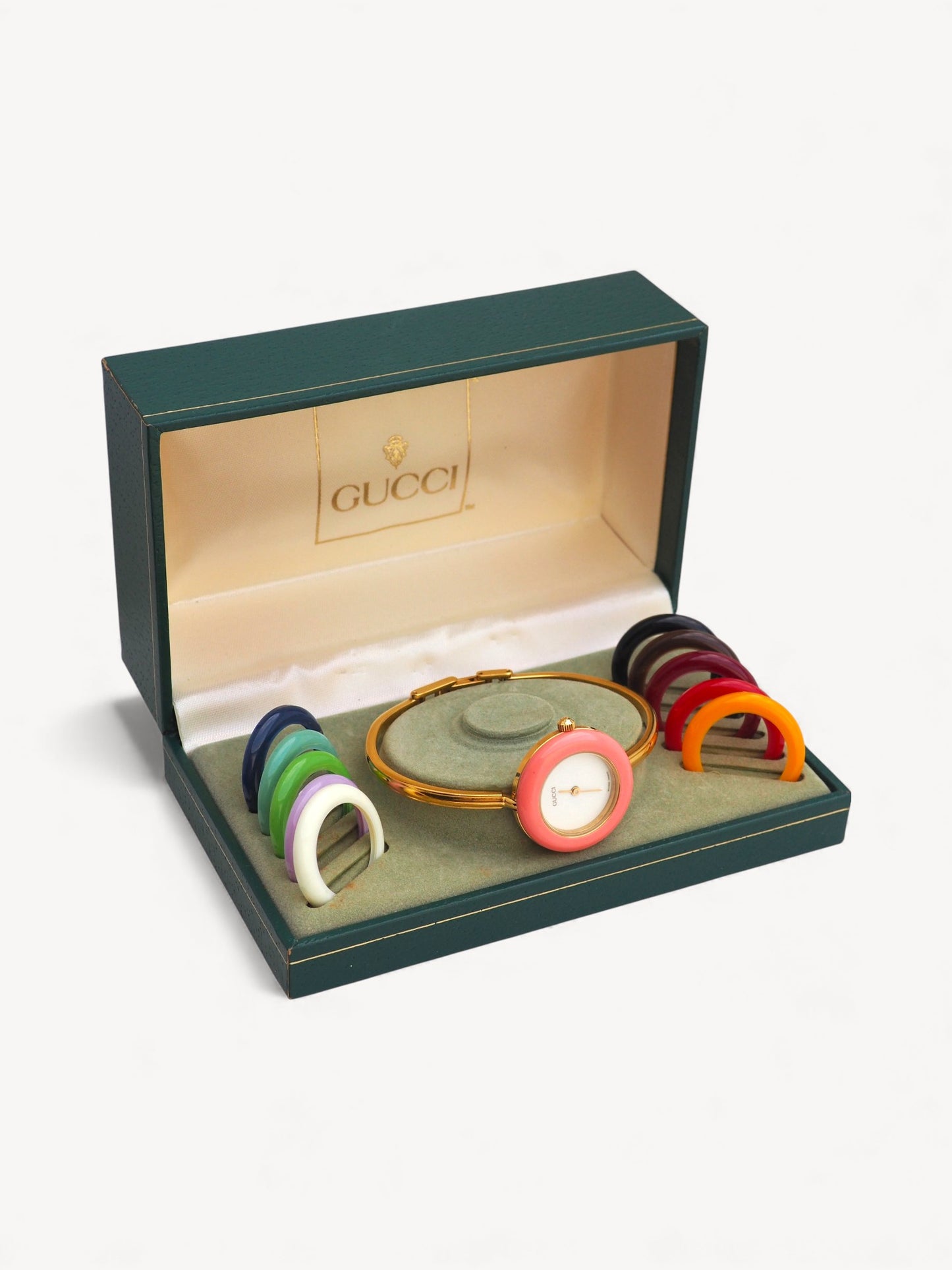 GUCCI INTERCHANGEABLE BEZEL WATCH