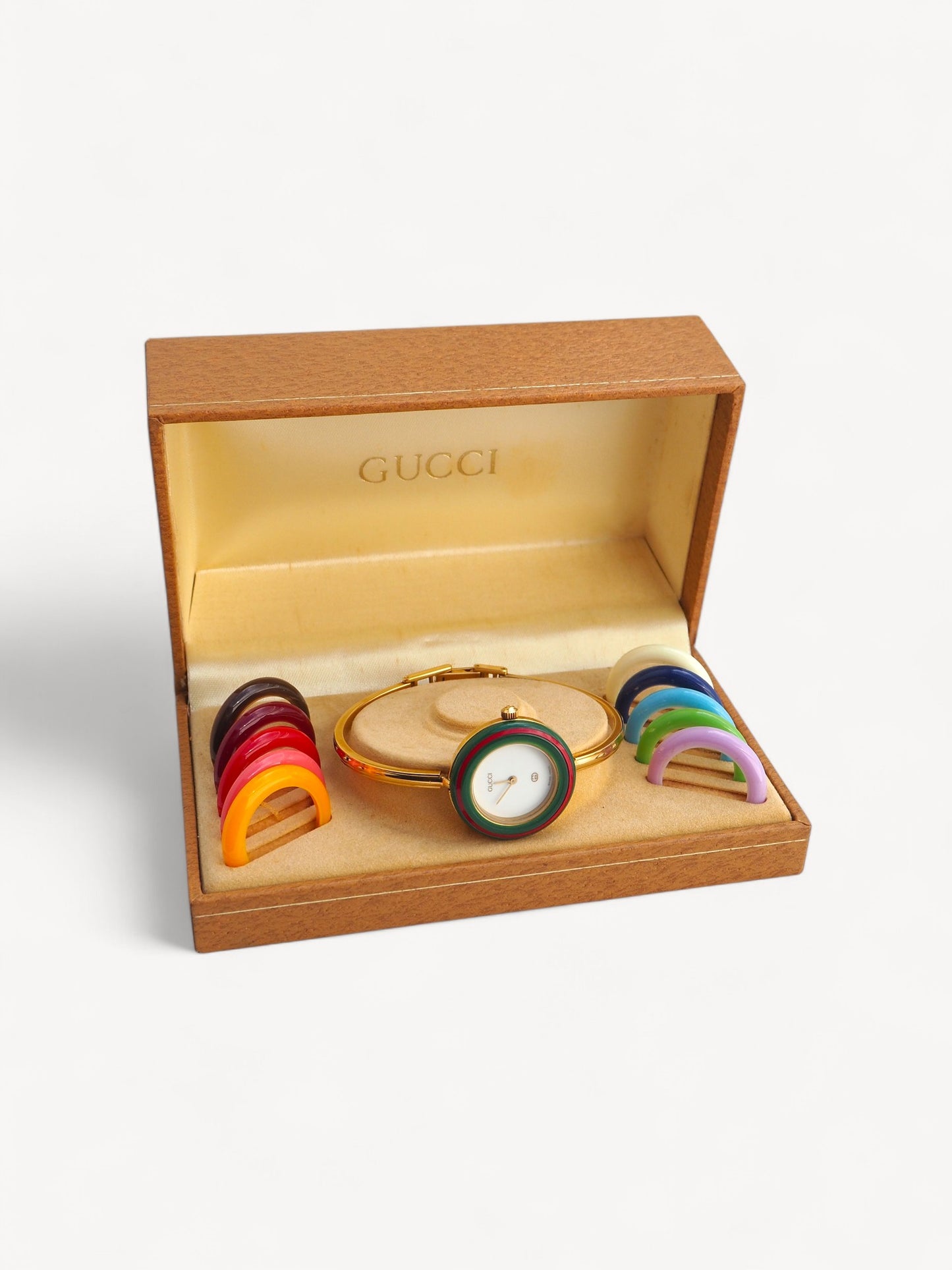 GUCCI INTERCHANGEABLE BEZEL WATCH