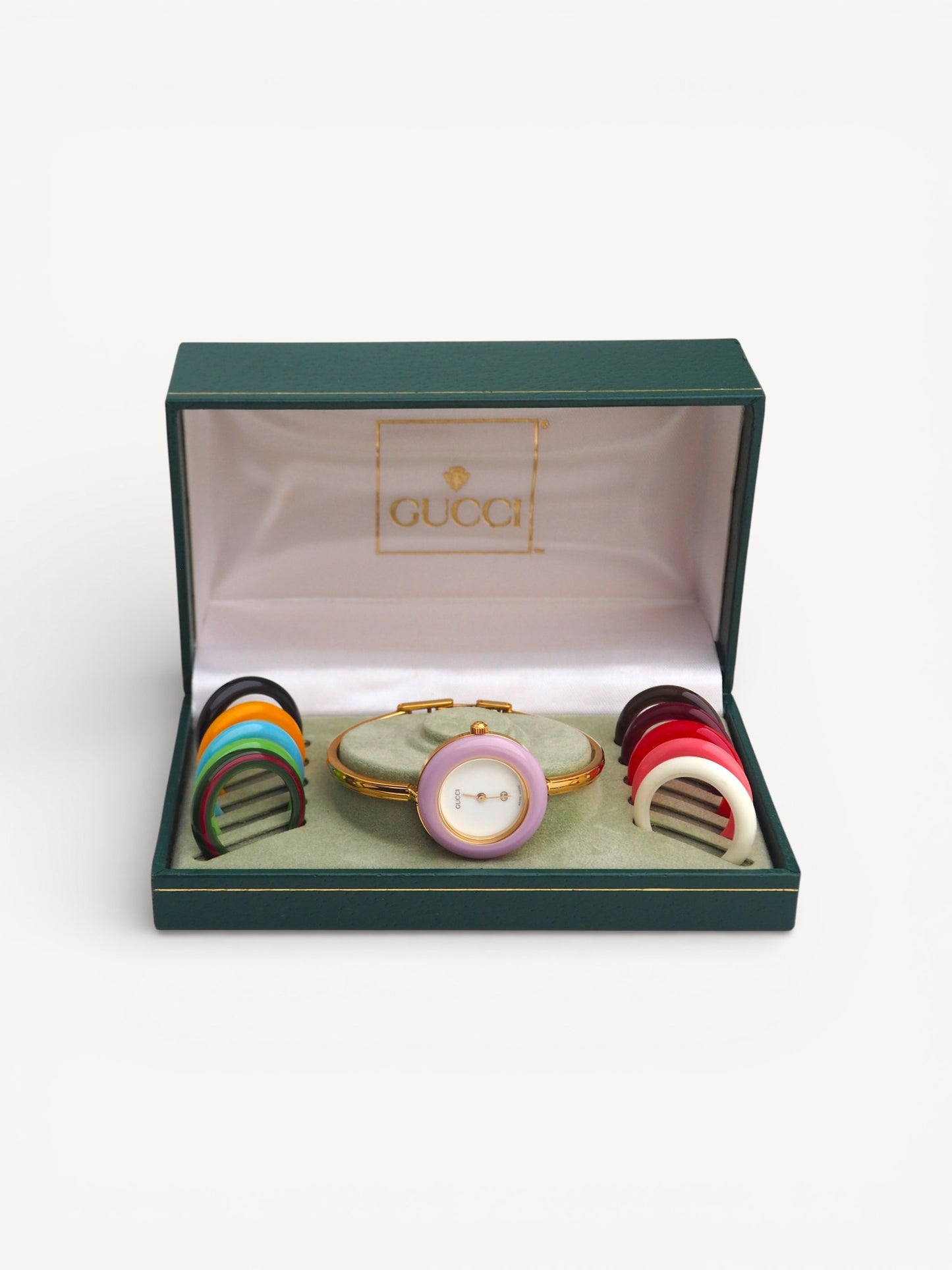 GUCCI INTERCHANGEABLE BEZEL WATCH