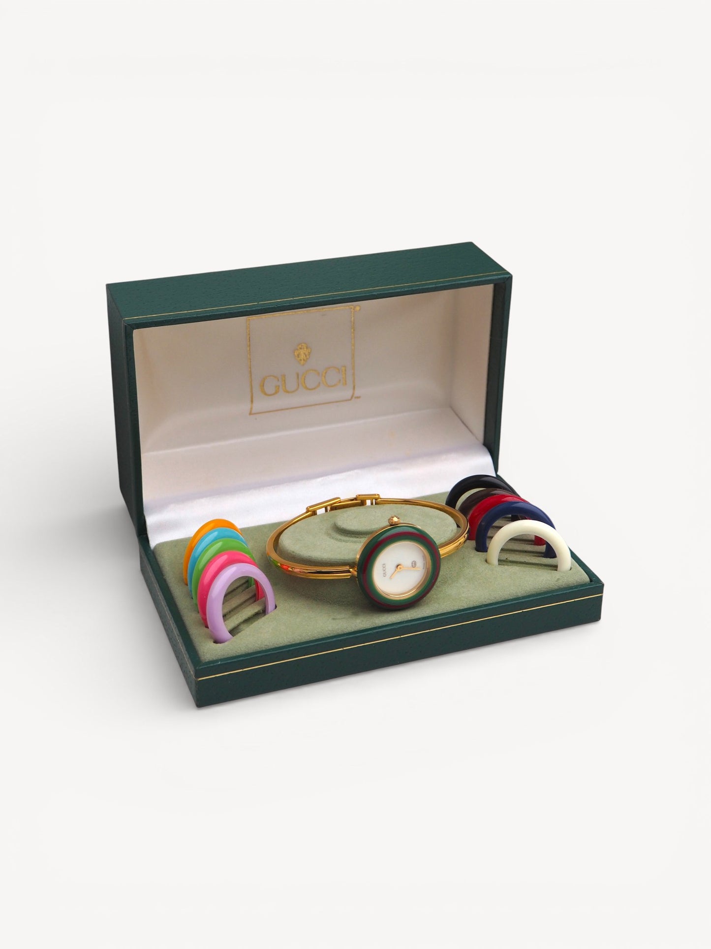 GUCCI INTERCHANGEABLE BEZEL WATCH