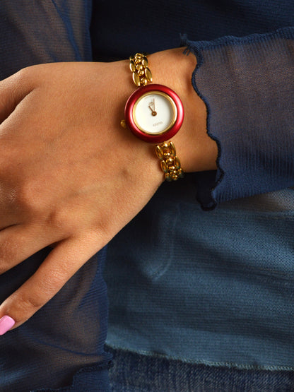 GUCCI INTERCHANGEABLE BEZEL WATCH