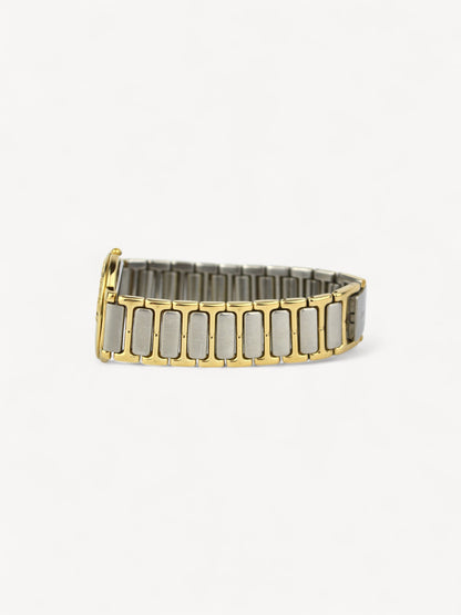 YVES SAINT LAURENT TWO-TONE WATCH