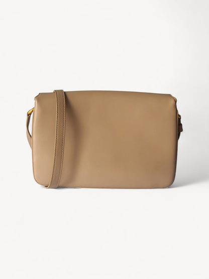 YVES SAINT LAURENT LE MAILLON SHOULDER BAG BEIGE