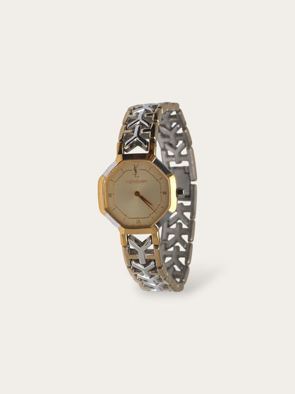 YVES SAINT LAURENT OCTAGON WATCH