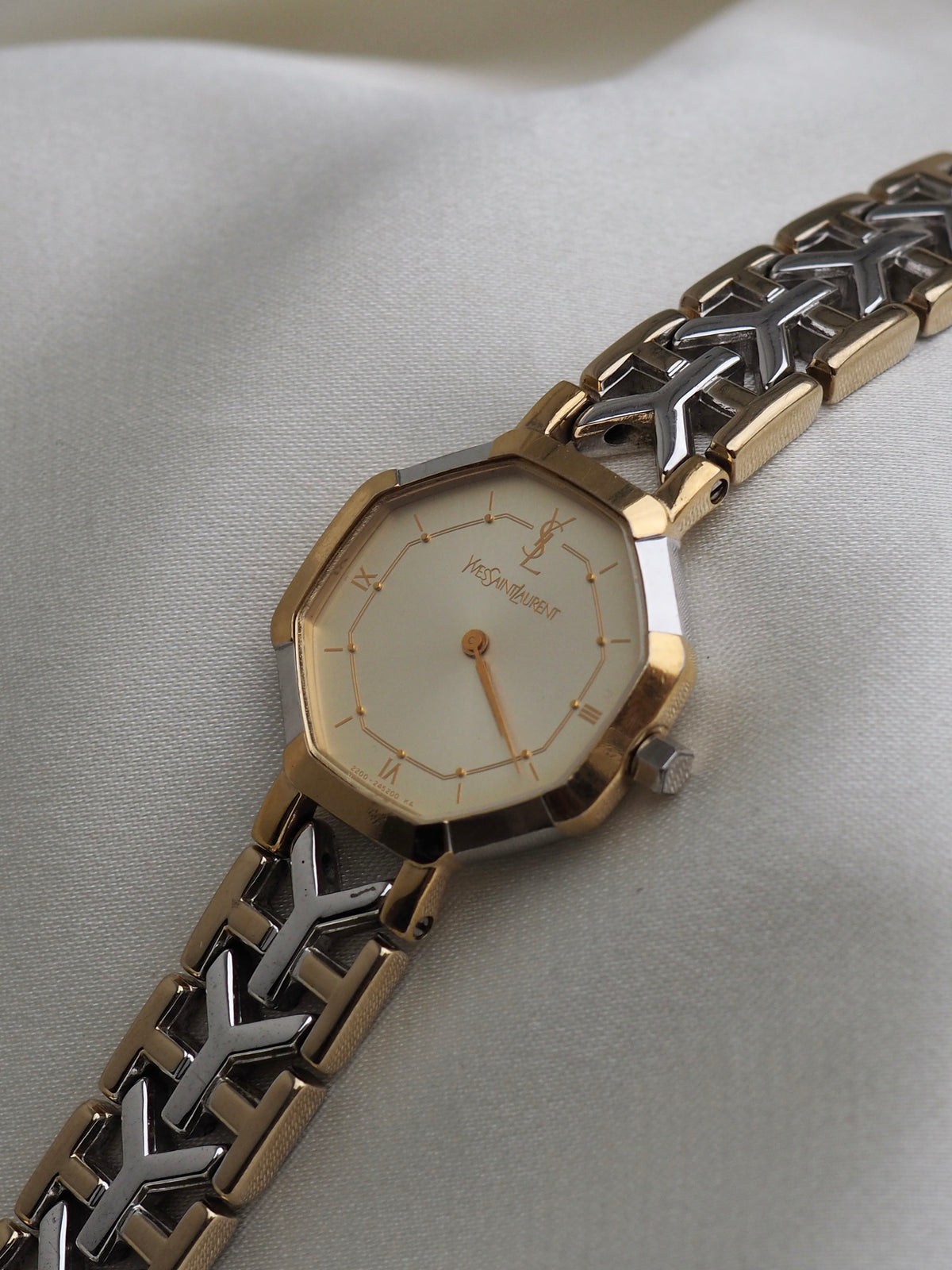 YVES SAINT LAURENT OCTAGON WATCH