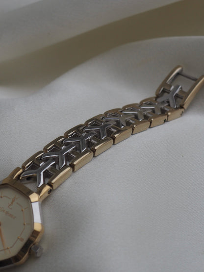 YVES SAINT LAURENT OCTAGON WATCH