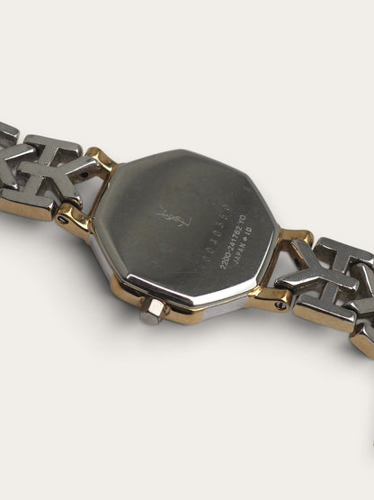 YVES SAINT LAURENT OCTAGON WATCH