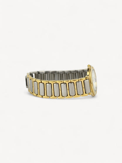 YVES SAINT LAURENT TWO-TONE WATCH
